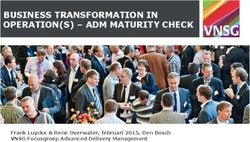 BUSINESS TRANSFORMATION IN OPERATION(S) - ADM MATURITY CHECK - Frank Luyckx & René Overwater, februari 2015, Den Bosch VNSG Focusgroep Advanced ...