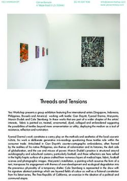 Threads and Tensions - Yeo Workshop