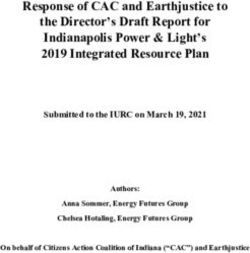 Response of CAC and Earthjustice to the Director's Draft Report for Indianapolis Power & Light's 2019 Integrated Resource Plan - IN.gov