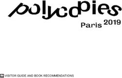 VISITOR GUIDE AND BOOK RECOMMENDATIONS - Polycopies