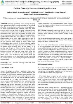 Online Grocery Store Android Application - IRJET