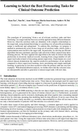 Learning to Select the Best Forecasting Tasks for Clinical Outcome Prediction - NeurIPS
