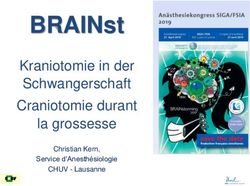 BRAINst Kraniotomie in der Schwangerschaft Craniotomie durant la grossesse