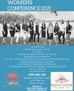 WOMEN'S CONFERENCE 2021 - Rising Hope Counseling, LLC