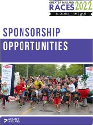 SPONSORSHIP OPPORTUNITIES - Greater Midland