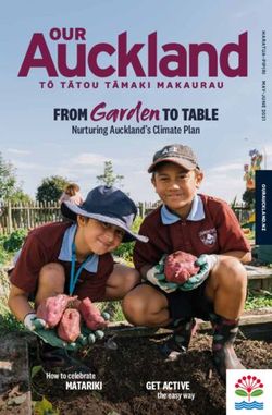 Garden FROM TOTABLE - GET ACTIVE - Auckland Council
