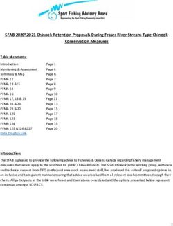 SFAB 2020 2021 Chinook Retention Proposals During Fraser River Stream-Type Chinook Conservation Measures