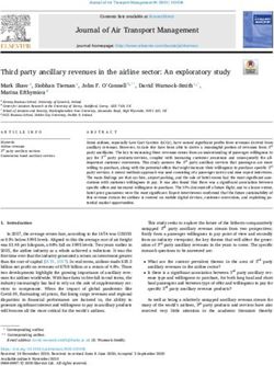 Journal of Air Transport Management - DORAS