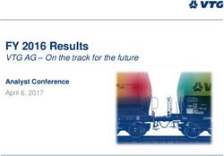 FY 2016 Results VTG AG - On the track for the future - Analyst Conference - Investor Relations