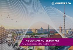 THE GERMAN HOTEL MARKET - New challenges on the road to recovery