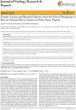 Journal of Virology Research & Reports - Scientific Research ...