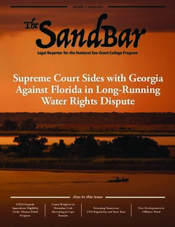 Water Rights Dispute - National Sea Grant Law Center