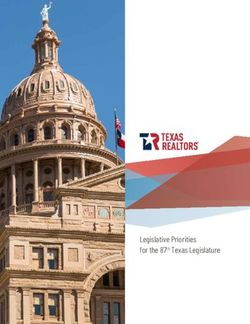 Legislative Priorities for the 87th Texas Legislature - Texas REALTORS