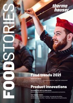 Food trends 2021 - thermohauser
