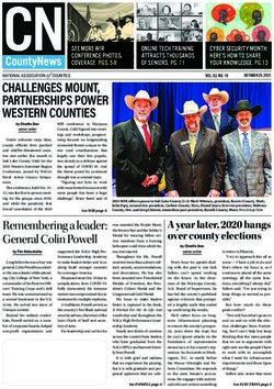 CHALLENGES MOUNT, PARTNERSHIPS POWER WESTERN COUNTIES - National Association of Counties