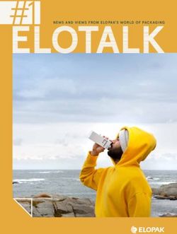 #1 NEWS AND VIEWS FROM ELOPAK'S WORLD OF PACKAGING