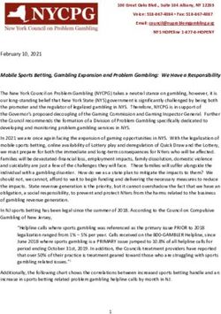 Mobile Sports Betting, Gambling Expansion and Problem Gambling: We Have a Responsibility