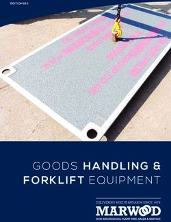 GOODS HANDLING & F ORKLIF T EQUIPME NT - EDITION 19.1