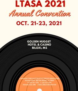 Annual Convention OCT. 21-23, 2021 - GOLDEN NUGGET HOTEL & CASINO BILOXI, MS