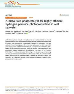 A metal-free photocatalyst for highly efficient hydrogen peroxide photoproduction in real seawater