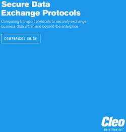 Secure Data Exchange Protocols - Comparing transport protocols to securely exchange business data within and beyond the enterprise