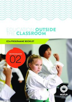 EDUCATION OUTSIDE THE CLASSROOM - 2017/18 SEASON 02 CCA PROGRAMME BOOKLET - Nexus International School ...