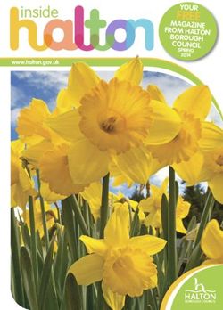 Inside YOURFREE MAGAZINE FROM HALTON BOROUGH COUNCIL