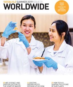 WORLDWIDE PRINTED ON - 30 HOW TECH IS SHAPING THE FUTURE OF OUR PLANTS 24 EXCITING OPPORTUNITIES OPENING UP IN CHINA - Falcon Windsor