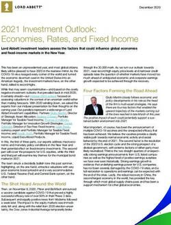 2021 Investment Outlook: Economies, Rates, and Fixed Income - Lord Abbett