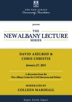 DAVID AXELROD & CHRIS CHRISTIE COLLEEN MARSHALL - January 27, 2021 MODERATED BY A discussion from