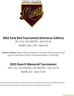 2022 Early Bird Tournament (Homerun Edition)