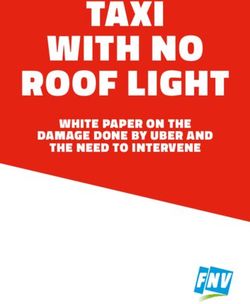 TAXI WITH NO ROOF LIGHT - WHITE PAPER ON THE DAMAGE DONE BY UBER AND THE NEED TO INTERVENE - Fnv