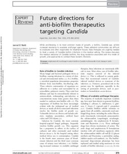 Future directions for anti-biofilm therapeutics targeting Candida