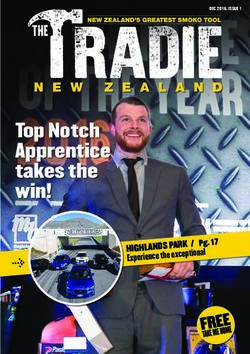 Top notch apprentice takes the win! - Experience the exceptional - TRADIE NZ