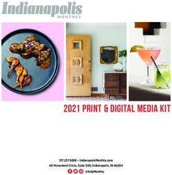 2021 PRINT & DIGITAL MEDIA KIT - Indianapolis Monthly