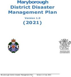 Maryborough District Disaster Management Plan (2021) - Version 1.0