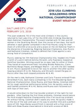 2018 USA CLIMBING: BOULDERING OPEN NATIONAL CHAMPIONSHIP EVENT WRAP-UP