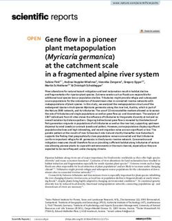 Gene flow in a pioneer plant metapopulation (Myricaria germanica) at the catchment scale in a fragmented alpine river system