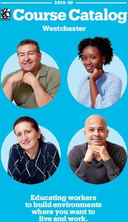 Course Catalog hester - Educating workers to build environments where you want to live and work - 32BJ Training Fund