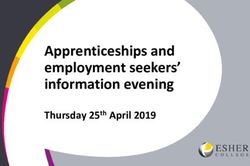 Apprenticeships and employment seekers' information evening - Thursday 25th April 2019 - Esher College