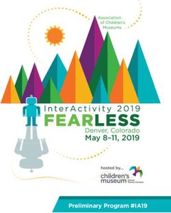 May 8-11, 2019 Preliminary Program #IA19 - Association of Children's Museums