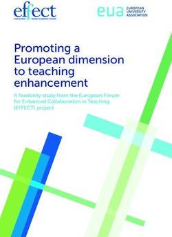 Promoting a European dimension to teaching enhancement - A feasibility study from the European Forum for Enhanced Collaboration in Teaching ...
