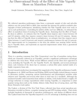 An Observational Study of the Effect of Nike Vaporfly Shoes on Marathon Performance