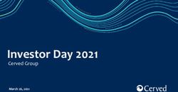 Investor Day 2021 Cerved Group - March 26, 2021 - Cerved Company