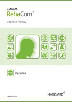 Cognitive therapy - Vigilance - HASOMED GmbH