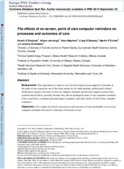 The effects of on-screen, point of care computer reminders on processes and outcomes of care