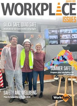 SAFETY AND WELLBEING - silica safe, quad safe - summer safety - WorkSafe ...