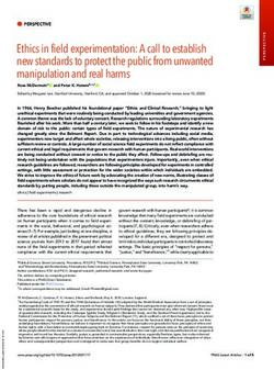 Ethics in field experimentation: A call to establish new standards to protect the public from unwanted manipulation and real harms - PNAS