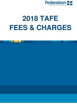 FEES & CHARGES 2018 TAFE - Federation University Australia