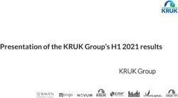 Presentation of the KRUK Group's H1 2021 results - KRUK Group